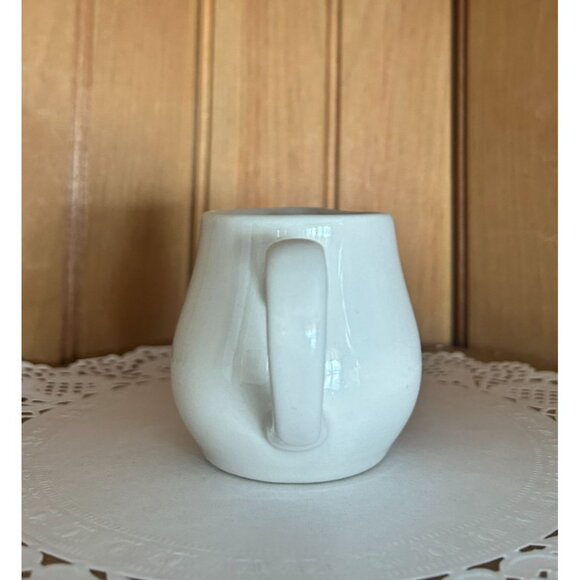 Vintage Syracuse China White Ceramic Creamer Restaurant Ware Small Jug - Picture 4 of 7